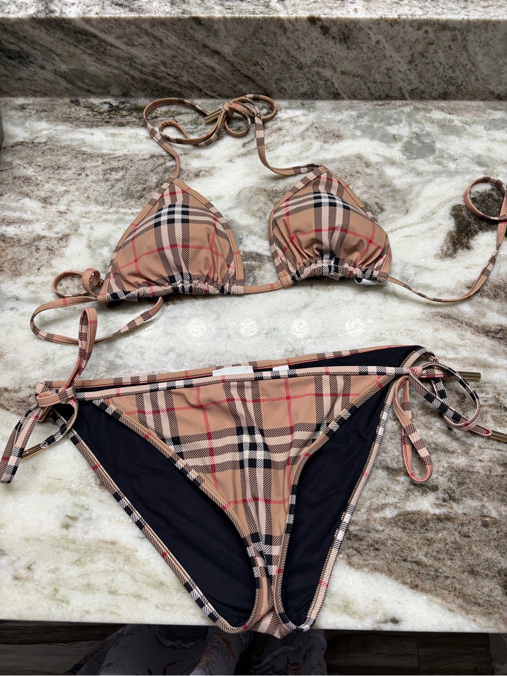Like NEW! Burberry Check Bikini - Picture 7 of 8
